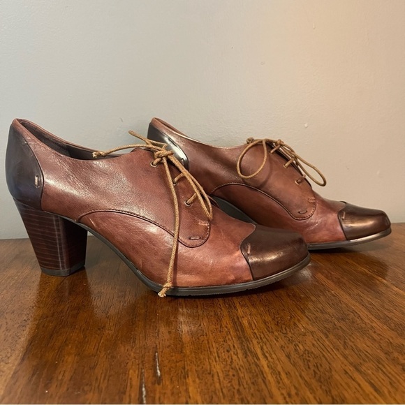 Everybody by Moda brown Leather Heeled Booties,  Comfort Shoes EU 37. - Picture 15 of 15
